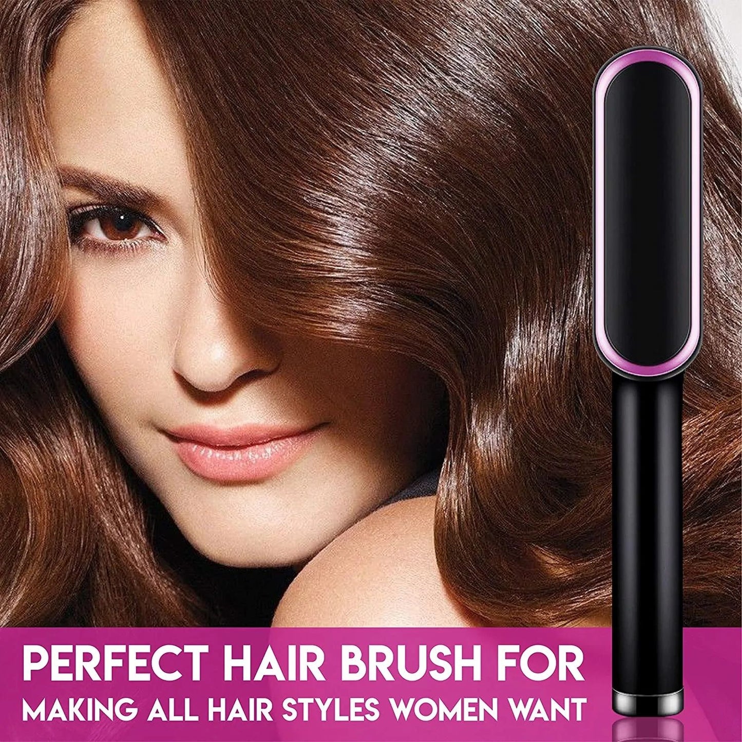 ( free home delivery) 909 Brush Hair Straightener Brush For Girls Comb Style / Hair Styling Hair Comb Brush Multi Color