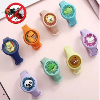 Pack of 2 Mosquito Hand Band Mosquito Repellent Watch Baby Cute Cartoon Anti Mosquito Band Bracelet ( with free delivery)