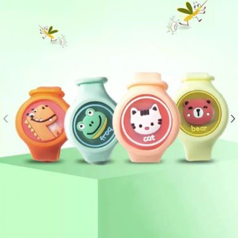 Pack of 2 Mosquito Hand Band Mosquito Repellent Watch Baby Cute Cartoon Anti Mosquito Band Bracelet ( with free delivery)